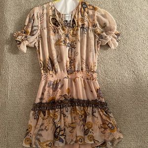 misa midi dress size small
